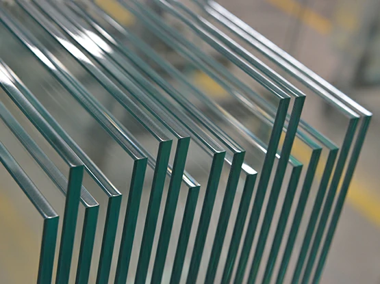 Tempered glass cross section
