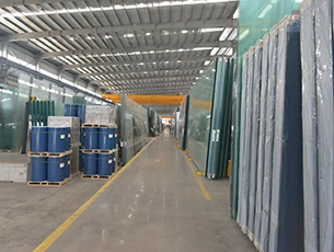Float glass warehouse